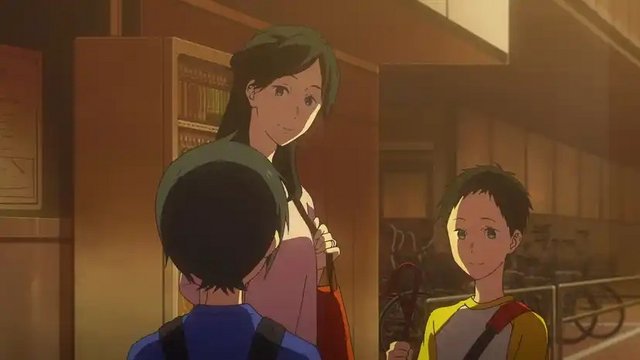 夕暮れのホーム